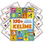 Ilk Kelimelerim Ingilizce Türkçe 350+ Kelimelik 20 Konu Eğitici Poster Seti 33X24CM