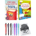 İlk Okuma Kitaplarım 10 Kitap ve Kitap Kurdu Olmak Istemeyen Maya 2li Set