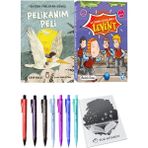 İlk Okuma Kitaplarım 2 Levent 10 Kitap ve Yeniden Parlayan Güneş Pelikanım Peli 2li Set