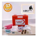 İlk Yardım Çantası Hayati Acil Müdahele Seti Oto Ecza Dolabı Kiti 37 Parça Kaza Yara Yaralanma Band