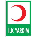 İlk Yardım Dolabı Levhası 25x35 KOD:1015