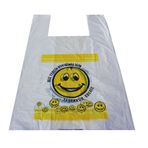 İlka Smile Baskılı Orta Boy 150 Adet Hışır Poşet