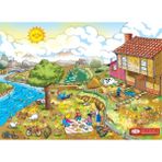 Ilkbahar Mevsim Ahşap Yapboz Puzzle 25X35 Cm. 35 Parça