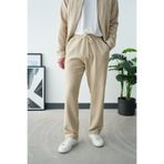 İLKCET MODA Bağcık Detay Bej Oversize Bohem Erkek Pantolon