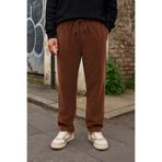 İLKCET MODA Kadife Kahve Erkek Oversize Kalın Pantolon