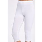 İLKE 2257-2258 BAYAN KAPRİ TAYT BEYAZ 3XL