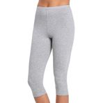 İLKE 2257-2258 BAYAN KAPRİ TAYT GRİ 5XL