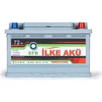 Ilke Akü 72 Ah Efb 12V Start-Stop Uyumlu Akü - -Olivine