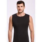 İlke İç Giyim 1007 Siyah Bisiklet Yaka 10 Adet Erkek Atlet