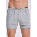 İlke İç Giyim Düz Havlu Bel Erkek Boxer 3 Adet - XL - Gri Melanj