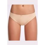 İlke İç Giyim Fiyonklu Ten Bikini 3 Adet Kadın Külot