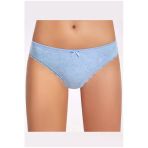 İlke Kadın Melanjlı Dantelli Bikini Külot 278 - 12 Adet - L - XL - Kahverengi