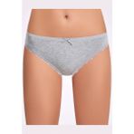 İlke Kadın Melanjlı Dantelli Bikini Külot 278 - 6 Adet - S - M - Gri