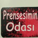İlkim Kız Çocuk Kapı Yazısı - Prensimin Odası / Doğa