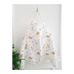 ilkimbebe Safari Hayvanlar Müslin Konforlu Balenli Emzirme Önlüğü , Örtüsü - 70x100 Cm , Anne Bebek İlkim Bebe