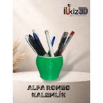 İLKIZ3D Alfa Romeo Logo Baskılı Kalemlik - Yeşil