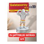 İlkiz3d Galatasaray 26. Şampiyonluk Hatırası Özel 2’li Set (Aslan Figürü & Sokak Tabelası)
