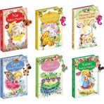 Ilkokul Çocuklar Için Kokulu Masallar 6 Kitap Set (Nar, Mandalina, Hindistan Cevizi, Tarçın, Kivi, Karpuz Kokulu Masallar)