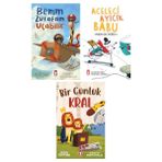 Ilkokul Okuma Seti 3 Kitap / Benim Zürafam Uçabilir - Aceleci Ayıcık Babu - Bir Günlük Kral