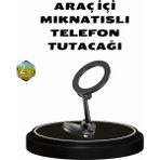 İlkyaz Fashion 360° Dönebilen Katlanır Manyetik Araç Telefon Tutucu – Magsafe Uyumlu, Kompakt ve Şık Tasar� - Çok Renkli - 1