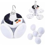 İlkyaz Fashion 5 Kanatlı Bahçe Aydınlatma LED Askılı Solar Güneş Enerji USB Sarjlı - 1 - Çok Renkli