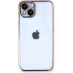 İlkyaz Fashion Apple Iphone 13 Kılıf Razer Lensli Silikon - Gold - Çok Renkli