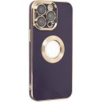 İlkyaz Fashion Apple Iphone 13 Pro Kılıf Store Silikon - Derin Mor - Çok Renkli
