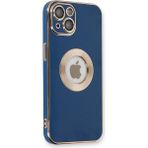 İlkyaz Fashion Apple Iphone 14 Plus Kılıf Store Silikon - Mavi - Çok Renkli