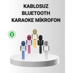 İlkyaz Fashion Bluetooth Karaoke Mikrofon – Yüksek Ses Kalitesi Yankı Efektli Uzun Ömürlü Pil ILKYZHB-RS3455 - 1