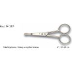 İlkyaz Fashion Europe Aplike ve Nakış Makası Kıvrık Küt Uçlu No:4 10,16 cm - Çok Renkli