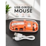 İlkyaz Fashion Fare Mouse Çift Modlu Kablosuz Bağlantılı 2.4ghz Destekli ILKYZ-KRGRS34 - 1 - Çok Renkli