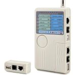İlkyaz Fashion Kablo Test Cihazı RJ11 + RJ45 + Bnc + USB HDX6505 - Renkli