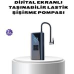 İlkyaz Fashion Kablosuz Dijital Lastik Şişirme Pompası LED Işıklı 80W ILKYZ-KRGRS34 - 1 - Renkli