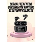 İlkyaz Fashion Kulak Içi Bluetooth Kulaklık Ekranlı Müzik Dinleme Çağrı Cevaplama Siyah ILKYZ-KRGRS34 - 1