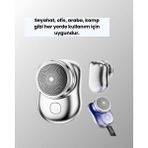 İlkyaz Fashion Mikro Titreşim Motorlu, Düşük Sesli, USB Girişli Tıraş Makinesi - 1