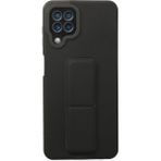İlkyaz Fashion Samsung Galaxy A22 Kılıf Mega Standlı Silikon - Siyah - 1 - Çok Renkli