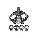 İlkyaz Fashion T6 Kafa Feneri 5000 Lumens 3xcree Xm-T6+2r5 Lamba LED Kamp Lambası - 1 - Çok Renkli