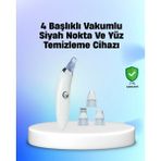 İlkyaz Fashion Vakum Teknolojili Siyah Nokta Temizleyici Cihaz – 4 Farklı Başlık ve Derinlemesine Gözenek Tem