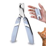 ILLFER Katlanabilir Kedi Tırnak Makası, Paslanmaz Çelik Köpek Tırnak Makası Ayak Tırnağı Makası, Kediler Tavşanlar Hamster Kuşlar için Profesyonel Evcil Hayvan Tırnak Kesici, Orta Küçük Köpek, Taşınabilir