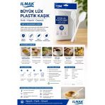 Ilmak Büyük Lüx Plastik Kaşık 100'Lü