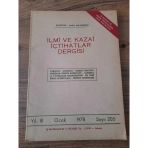 İlmi Ve Kazai İçtihatlar Dergisi Ocak 1978, Yıl:18, Sayı:205 "Kanun Dışı Grev" (Sahafiye Kitap)