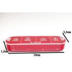 Ilmuka 10CMX3,5CM Günlük Ilaç Muhafaza Kabı (3ADET) Ilaç Kutusu 4öğün Ilmuka (Pembe)