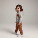 İlo Ilo Bebek Erkek Çocuk Eşofman Takım 9-24 Ay - 18 Ay - Gri