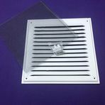 İloz Aluminyum 250x250 mm Beyaz Kapak