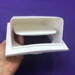 İloz Korumalı 150 mm Çap Beyaz Dış Duvar Izgarası