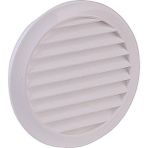 İloz Yuvarlak 100 mm Çap Kahve Dış Duvar Izgarası