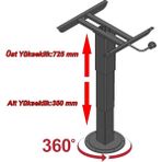 Ilse Technik 5756G06 Karavan ve Tekne Teleskopik Masa Ayağı