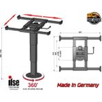 ILSE TECHNIK 5963A08 360° Dönebilen İleri Geri Kaydırmalı Karavan Masa Ayağı