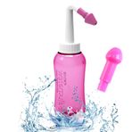 ILSSLI Neti Pot Sinüs Durulama Burun Yıkama Temizleyici Neti-Pot Sinüs Durulama Şişesi 300 ML Basınçlı Sulama Burun Yıkama Şişesi Yetişkinler ve Çocuklar için