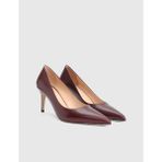 İLVİ Haidee Hakiki Deri Bordo Kadın Stiletto